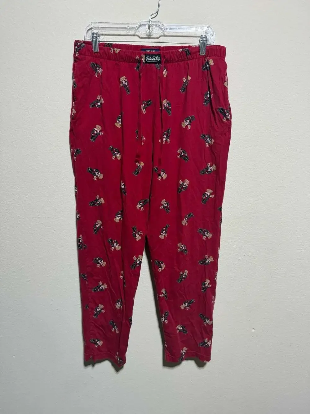 Polo Ralph Lauren Polo Bear All-Over Print Drawstring Pajama Pants